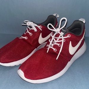 Red Nike Roche shoes